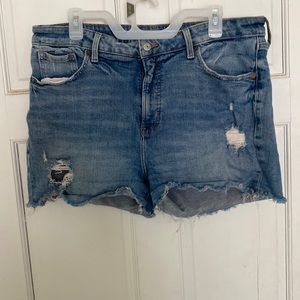 OG High Waisted Denim Shorts